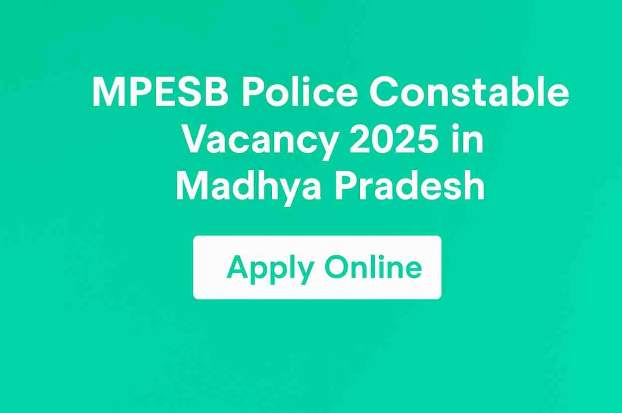 MPESB Police Constable Vacancy 2025