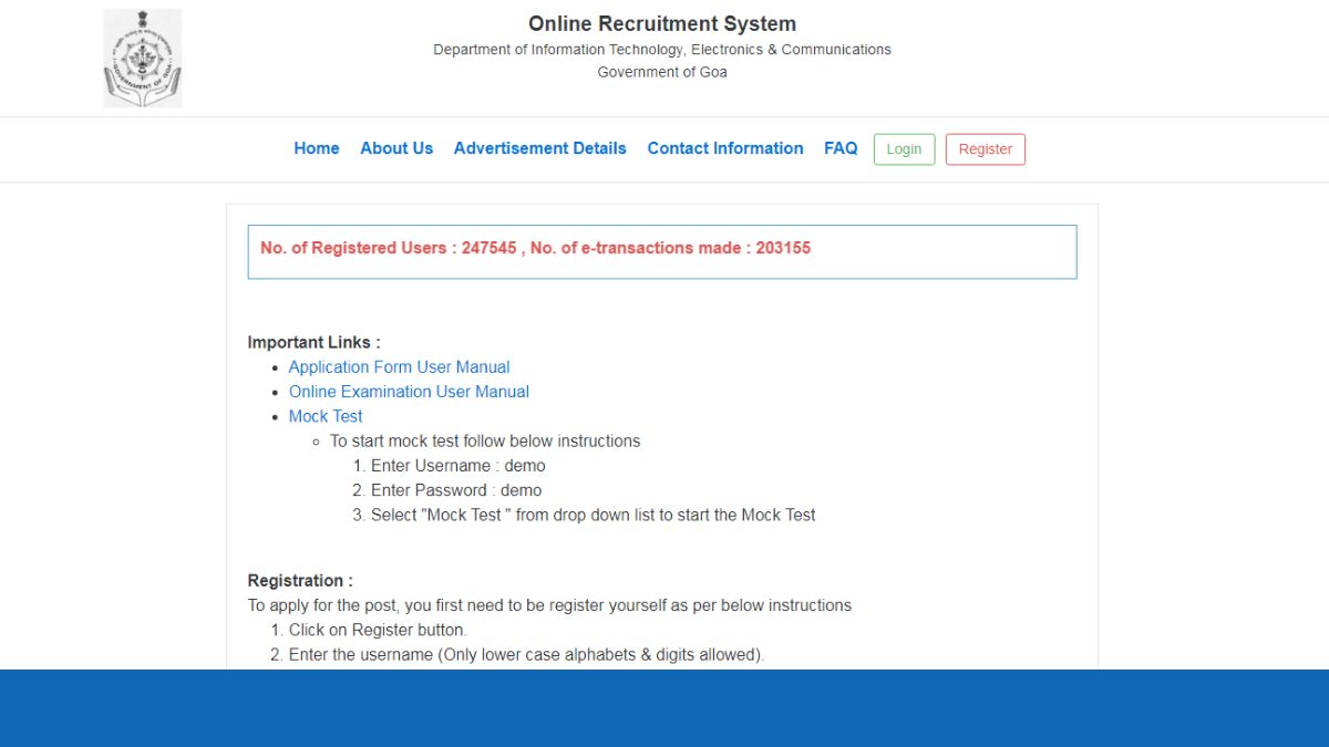 GSSC Goa Recruitment 2026