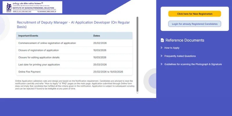 IBPS Official Website