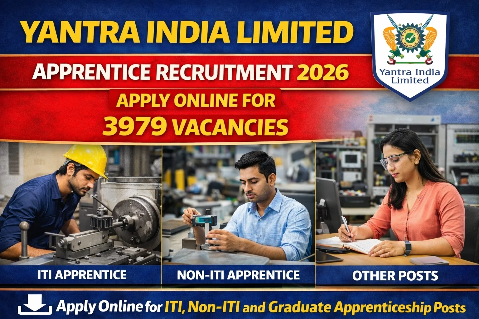Yantra India Limited Apprentice Recruitment 2026