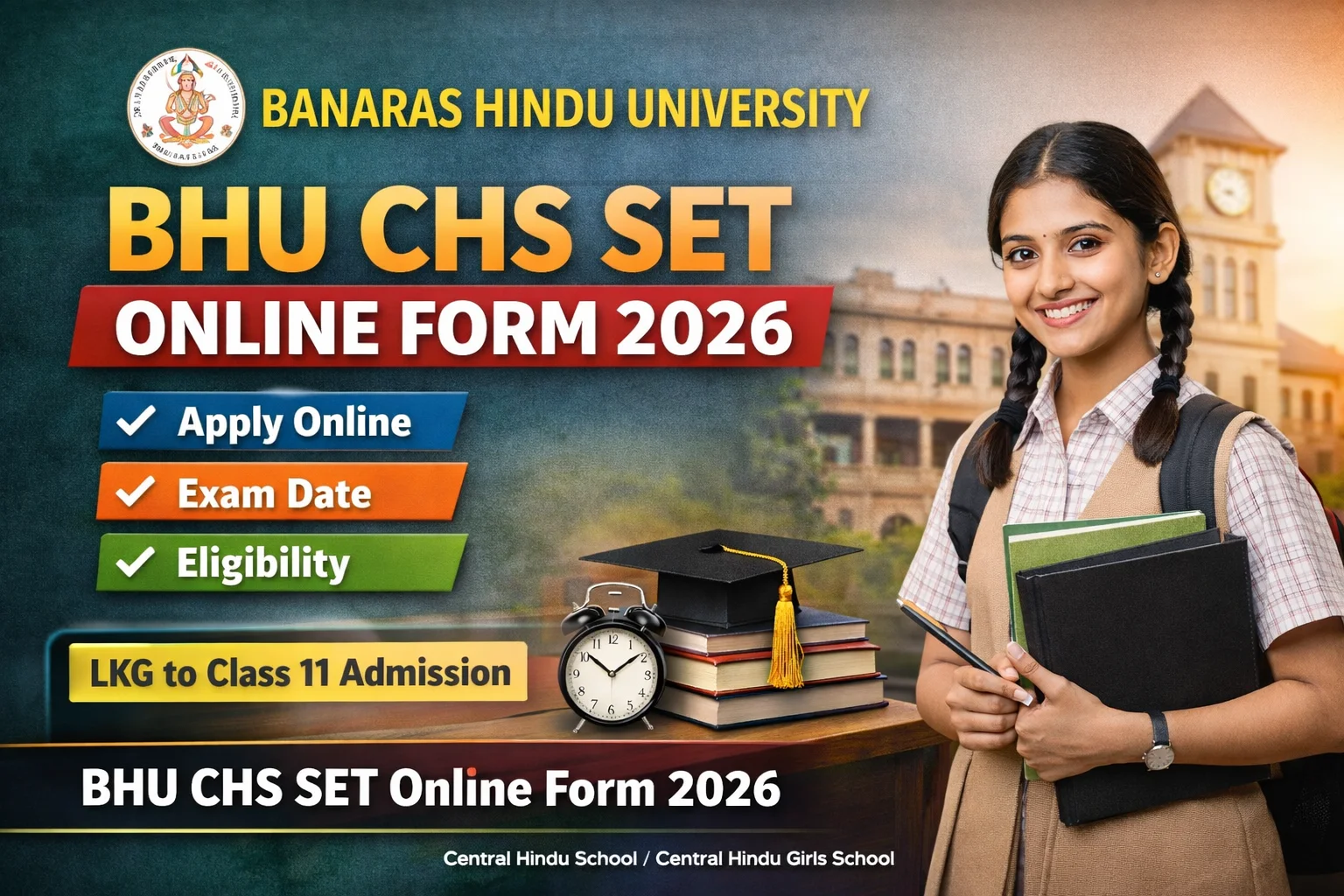 BHU CHS SET Online Form 2026