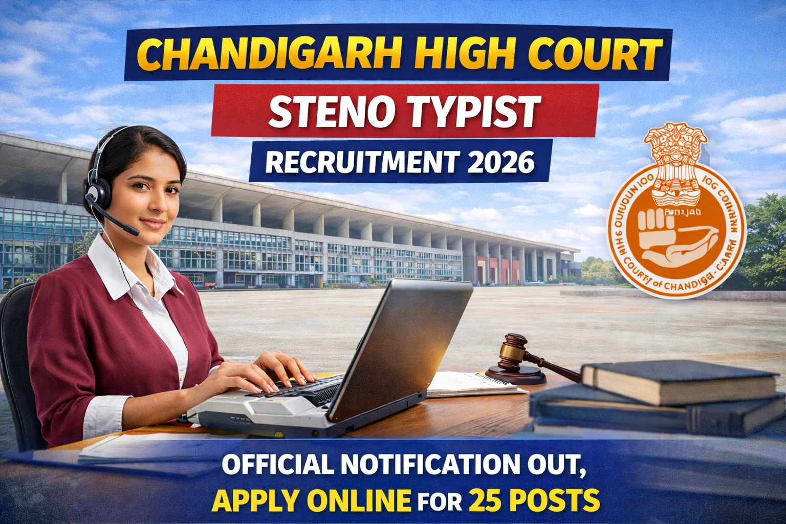 Chandigarh High Court Steno Typist Recruitment 2026