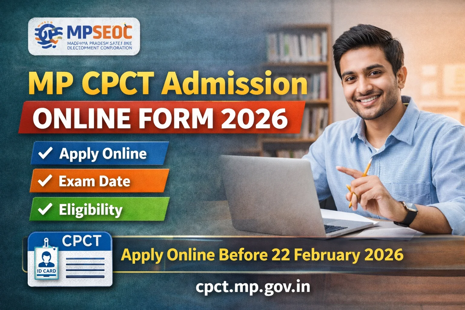 MP CPCT Admission Online Form 2026